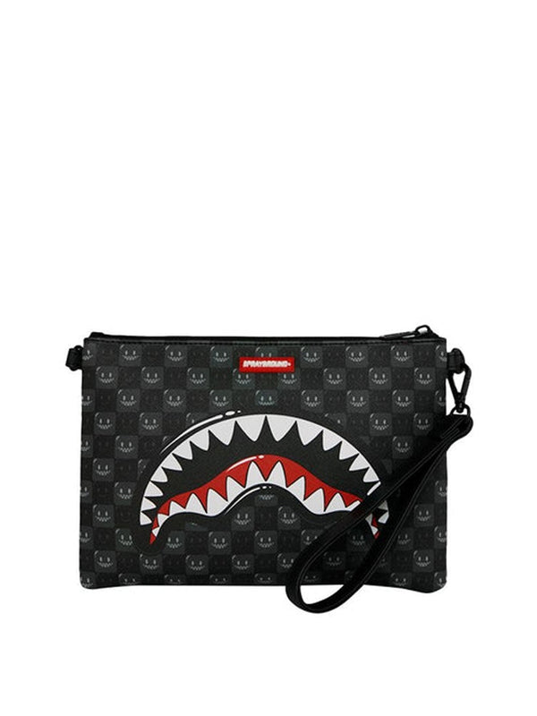 Sprayground Back To School Borsa Pochette Sprayground Sharks in Paris Wtf Bubbly - Nero