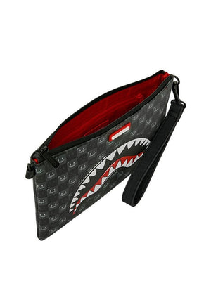 Sprayground Back To School Borsa Pochette Sprayground Sharks in Paris Wtf Bubbly - Nero