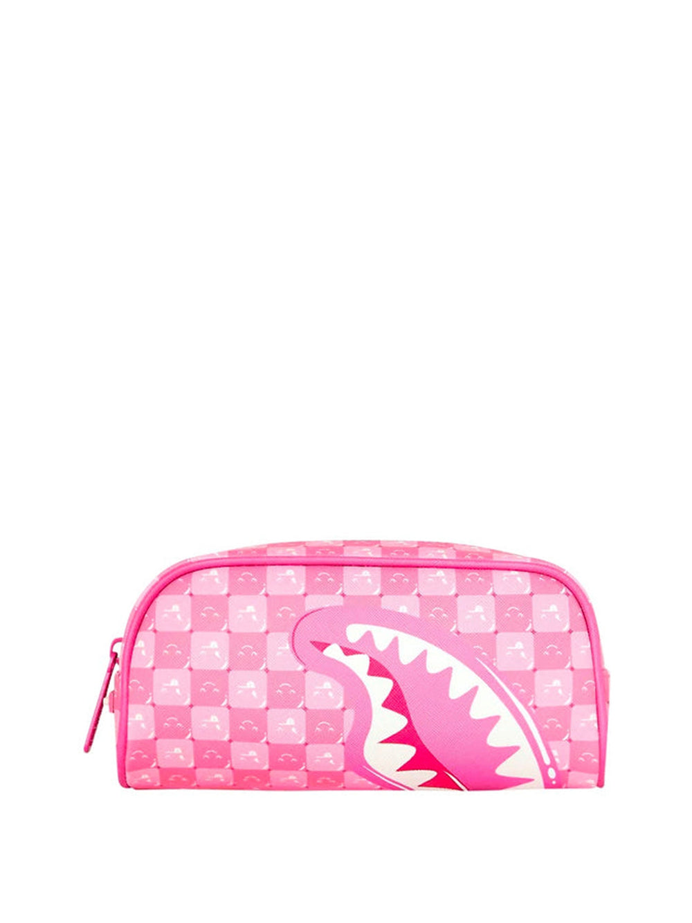 Sprayground Back To School Borsa Pochette Pink New Check Faces Pouch - Rosa