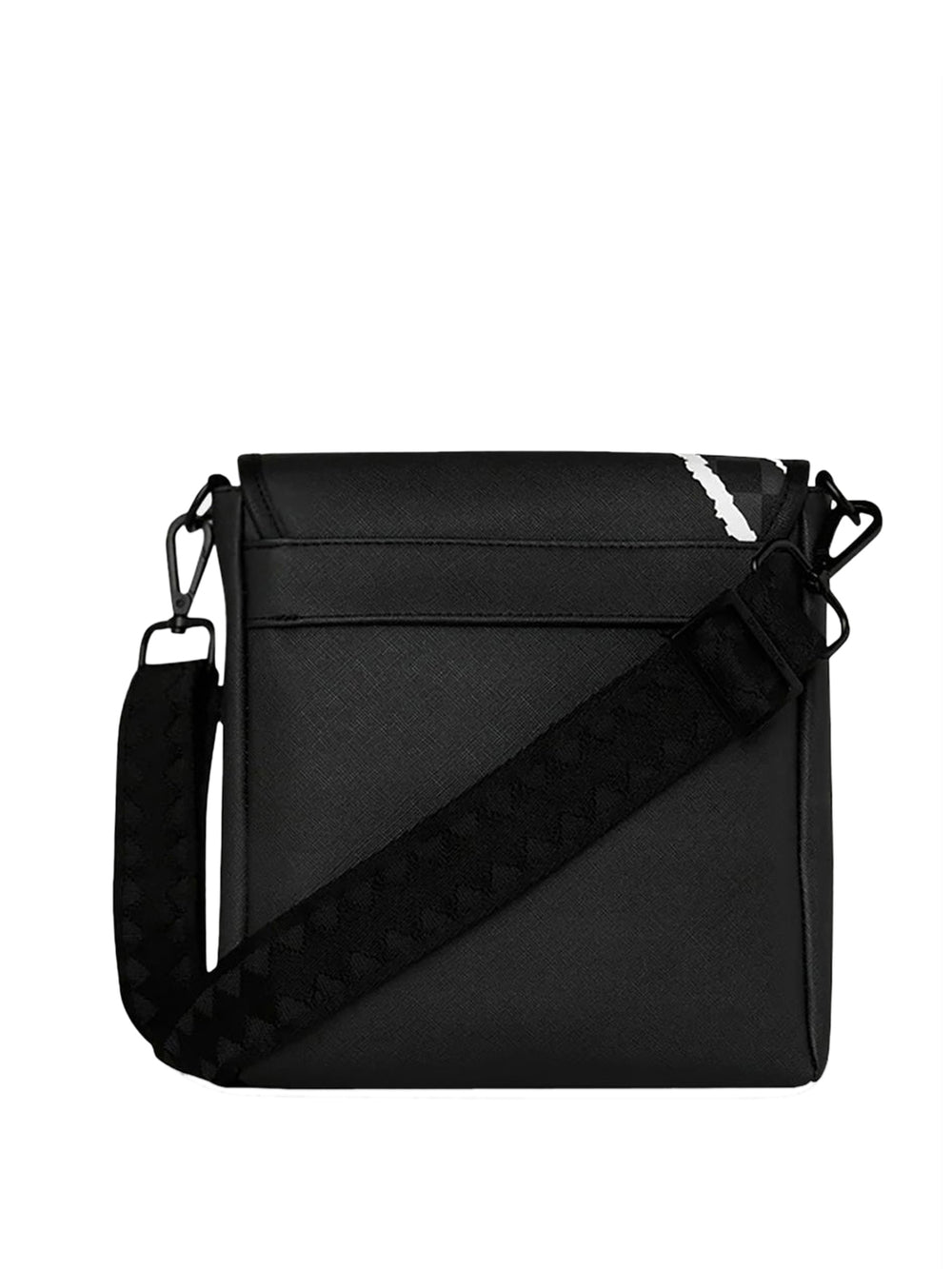 Sprayground Back To School Borsa A Tracolla Sprayground Center Rip Revealing Check Messenger Sling - Grigio
