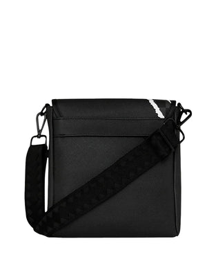 Sprayground Back To School Borsa A Tracolla Sprayground Center Rip Revealing Check Messenger Sling - Grigio
