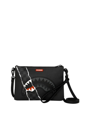 Sprayground Back To School Pochette Sprayground Center Rip Revealing Gray Check
