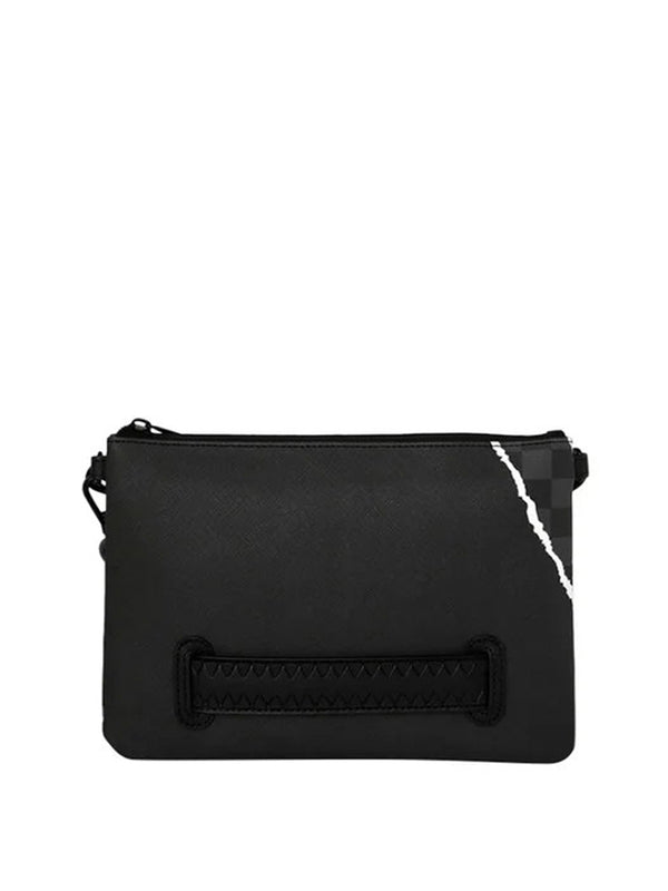 Sprayground Back To School Pochette Sprayground Center Rip Revealing Gray Check