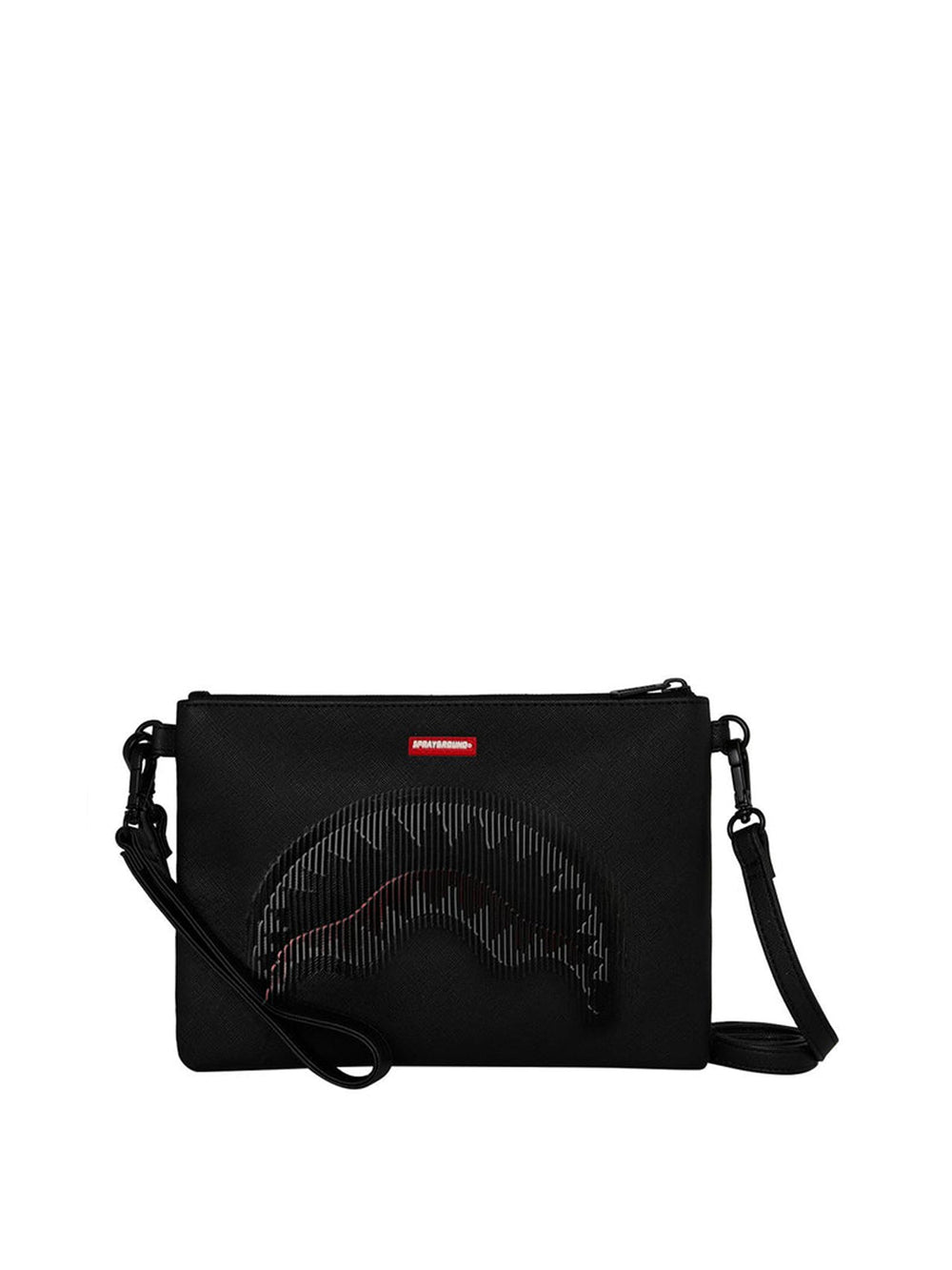 Sprayground Back To School Borsa Pochette Sprayground Disappearing Shark Crossover Clutch - Fantasia