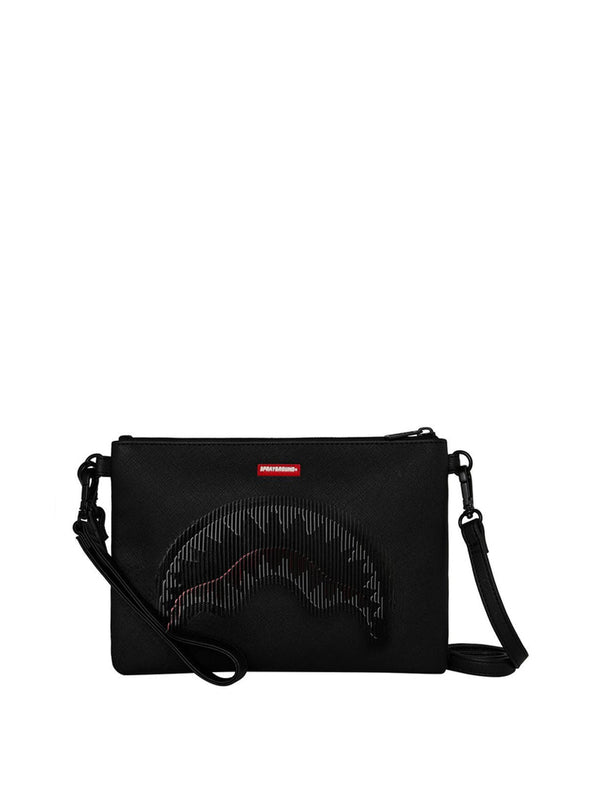 Sprayground Back To School Borsa Pochette Sprayground Disappearing Shark Crossover Clutch - Fantasia