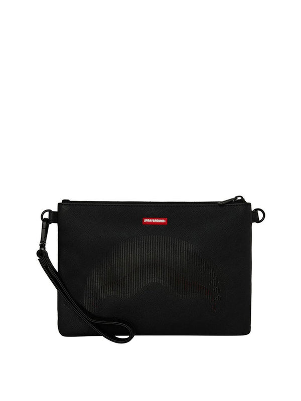 Sprayground Back To School Borsa Pochette Sprayground Disappearing Shark Crossover Clutch - Fantasia