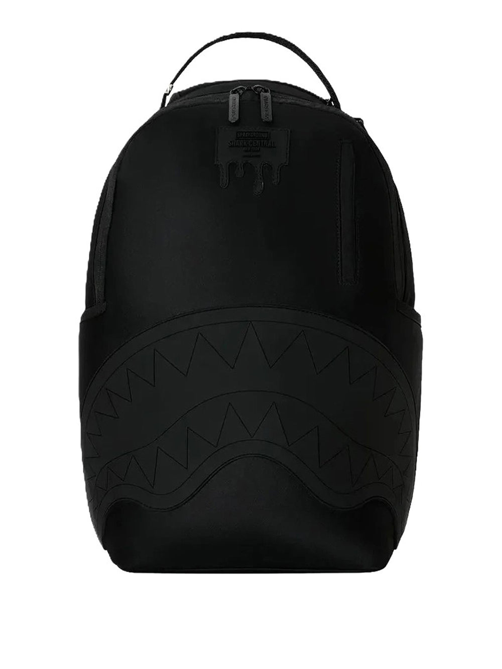 Sprayground Back To School Zaino Sprayground Shark Central Embossed Black Nylon - Nero