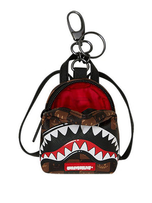 Sprayground Back To School Portachiavi Sprayground Sharks In Paris Wtf Bubble Brown