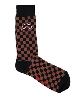 SPRAYGROUND Calzini Sprayground Checkerd Marrone