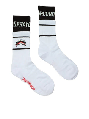 SPRAYGROUND Calzini Sprayground Con Motivo Logo Bianco