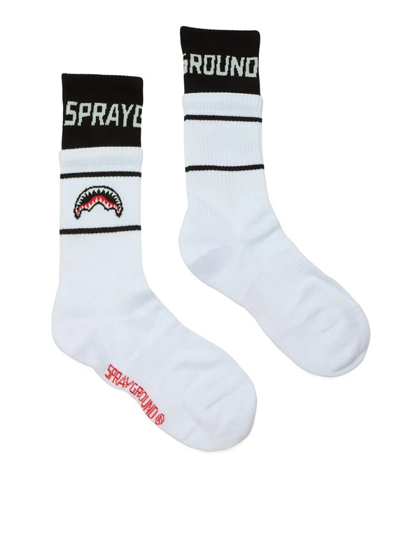 SPRAYGROUND Calzini Sprayground Con Motivo Logo Bianco