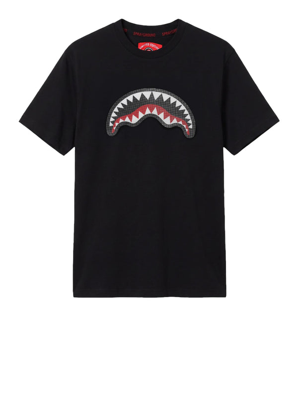Sprayground Tshirt 3D Shark Regular Sprayground - Nero