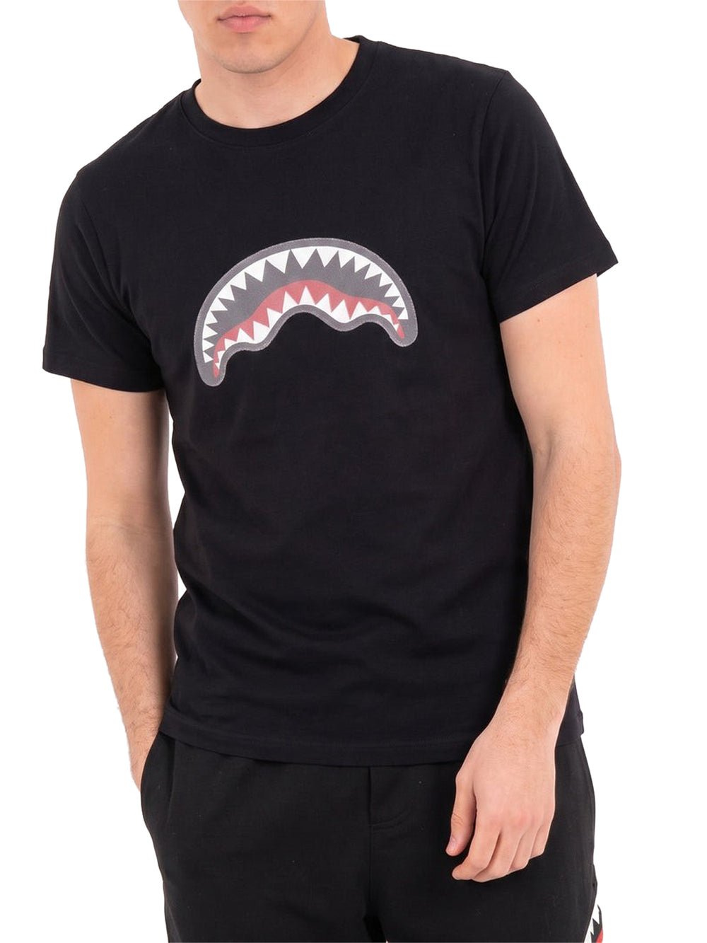 Sprayground Tshirt 3D Shark Regular Sprayground - Nero