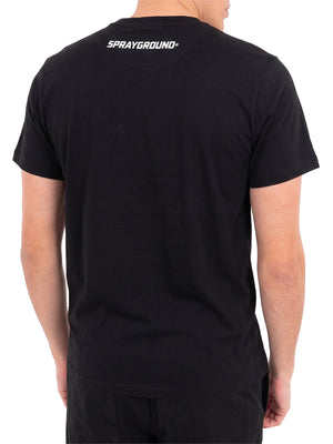 Sprayground Tshirt 3D Shark Regular Sprayground - Nero