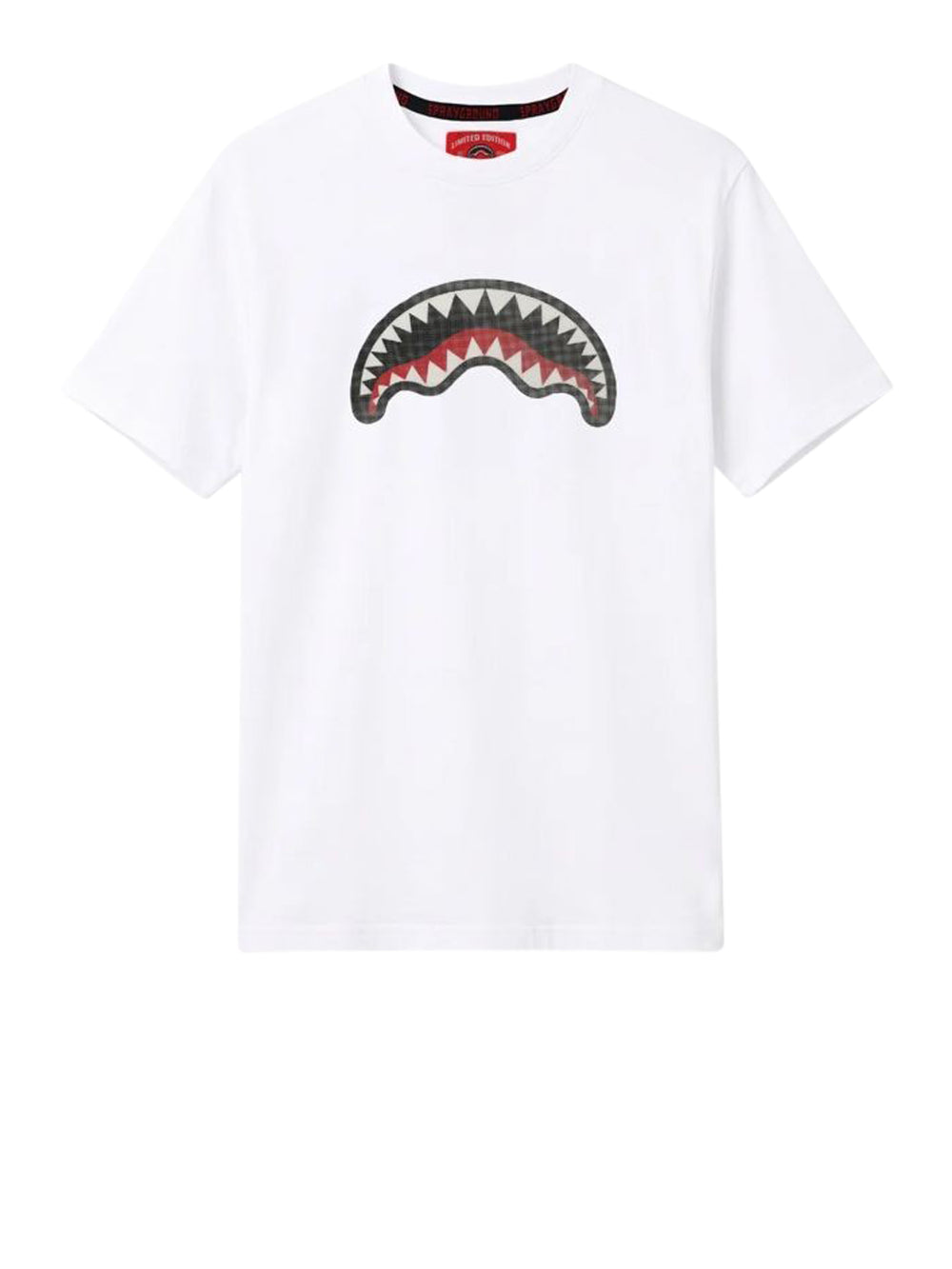 Sprayground Tshirt 3D Shark Regular Sprayground - Bianco