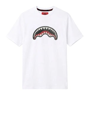 Sprayground Tshirt 3D Shark Regular Sprayground - Bianco