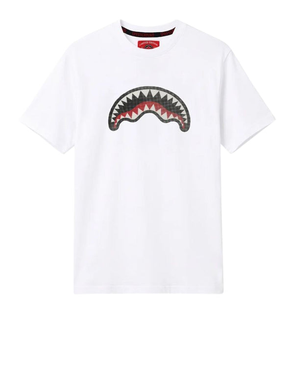 Sprayground Tshirt 3D Shark Regular Sprayground - Bianco
