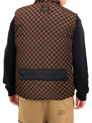 Sprayground Smanicato Special Ops Air Cargo Padded Double Vest Sprayground - Nero/Marrone