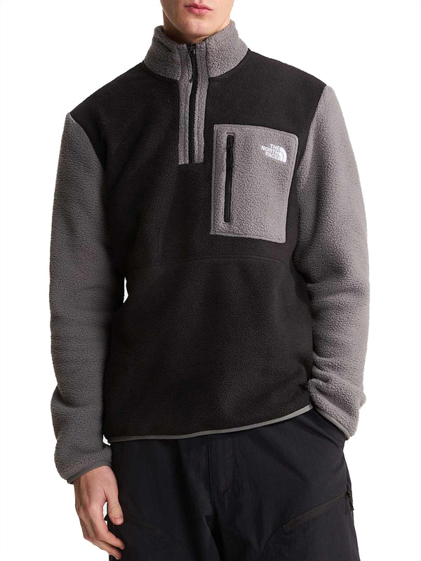 The North Face Giacca In Pile Yumiori Con cerniera a 1/4 Nero