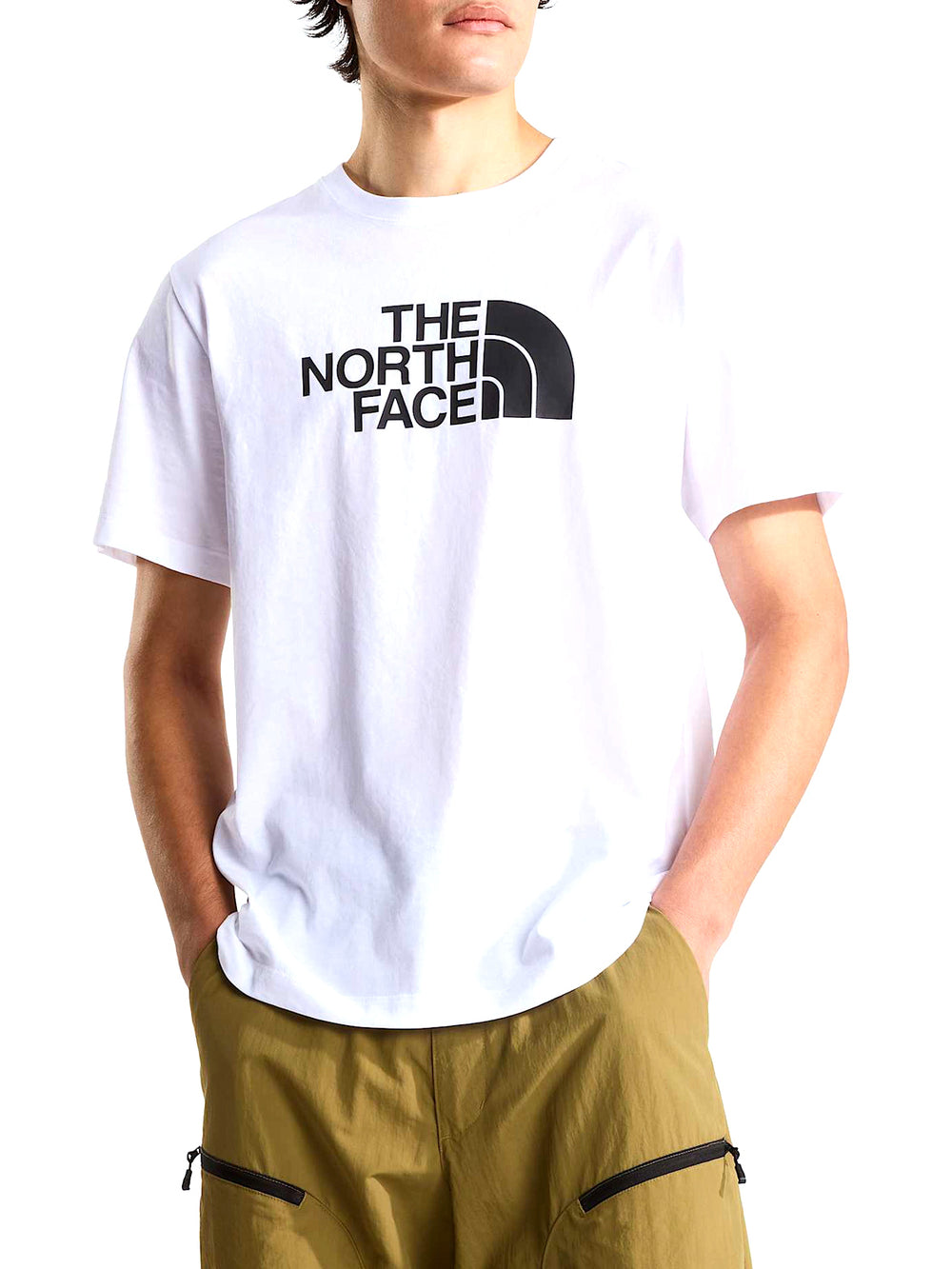 THE NORTH FACE T-shirt Evolution Half Dome Regular Bianco