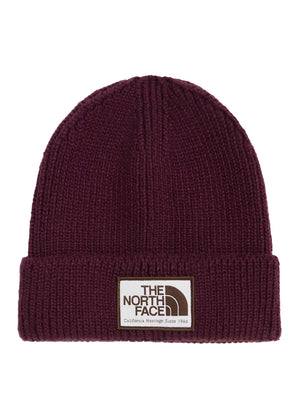 THE NORTH FACE The North Face Berretto con risvolto e logo box TNF Bordeaux