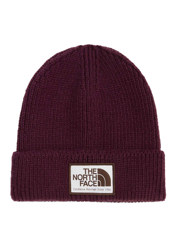 THE NORTH FACE The North Face Berretto con risvolto e logo box TNF Bordeaux