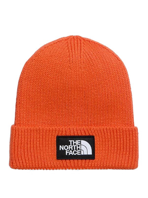 THE NORTH FACE The North Face Berretto con risvolto e logo box TNF Arancione