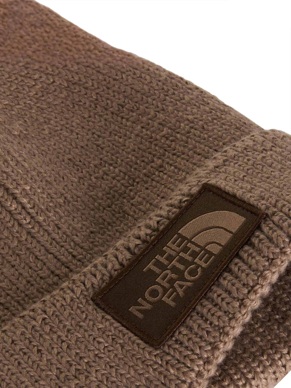 THE NORTH FACE The North Face Berretto con risvolto e logo box TNF Beige