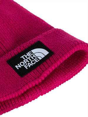 THE NORTH FACE The North Face Berretto con risvolto e logo box TNF Fucsia