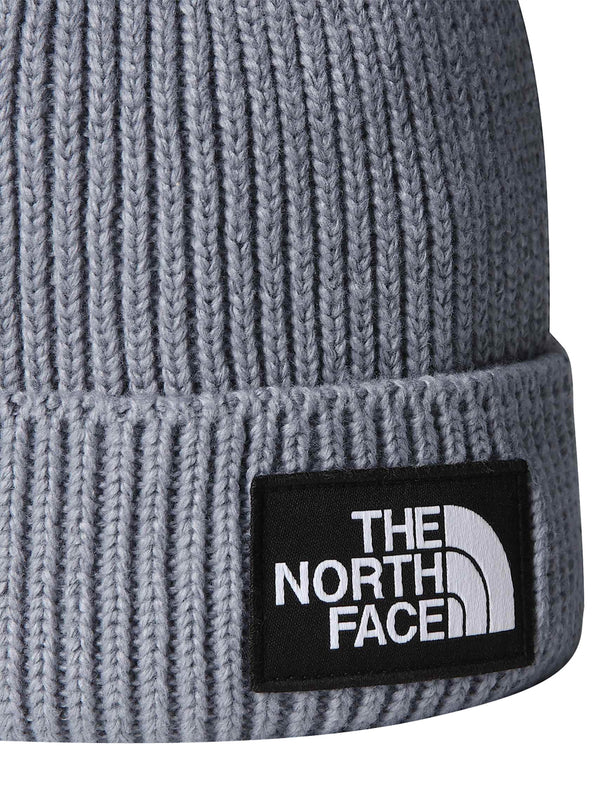 THE NORTH FACE The North Face Berretto con risvolto e logo box TNF Grigio
