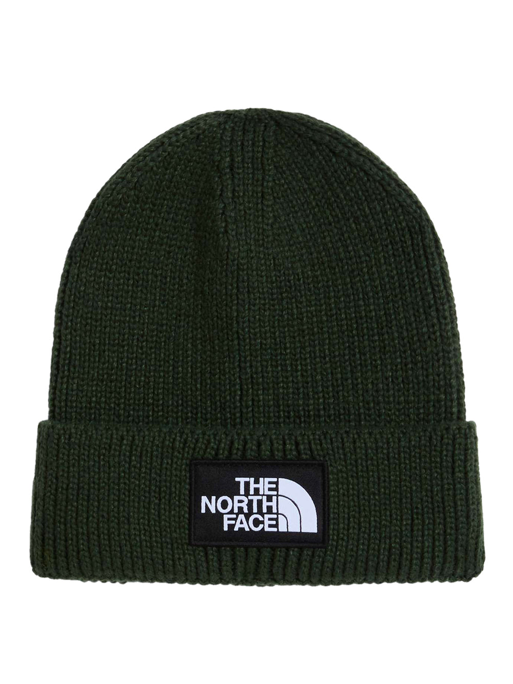 THE NORTH FACE The North Face Berretto con risvolto e logo box TNF Verde