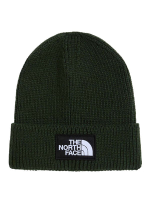 THE NORTH FACE The North Face Berretto con risvolto e logo box TNF Verde