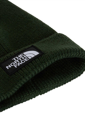 THE NORTH FACE The North Face Berretto con risvolto e logo box TNF Verde