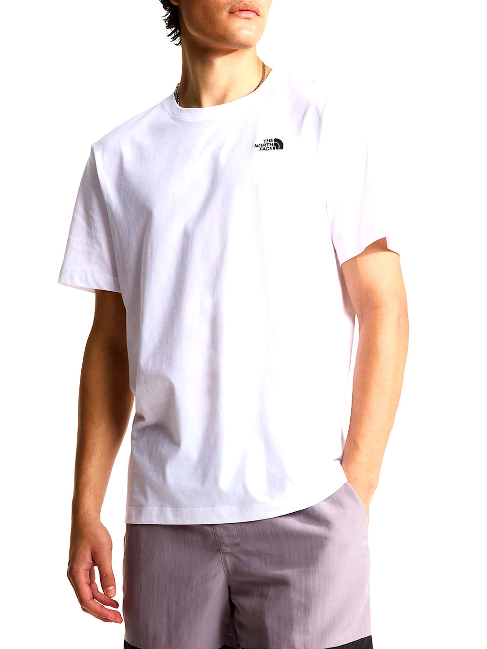 THE NORTH FACE T-shirt Evolution Simple Dome Regular Bianco