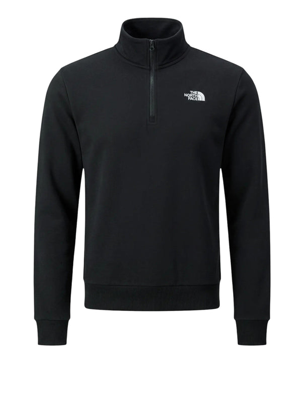 THE NORTH FACE Felpa Evolution Simple Dome Regular con cerniera a 1/4 Nero