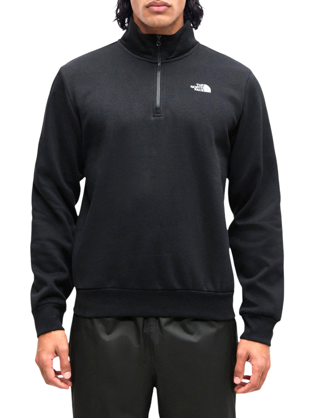 The North Face Felpa Evolution Simple Dome Regular con cerniera a 1/4 Nero
