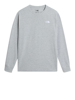 THE NORTH FACE T-shirt a maniche lunghe Evolution Simple Dome Regular Grigio