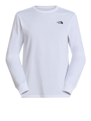 THE NORTH FACE T-shirt a maniche lunghe Evolution Simple Dome Regular Bianco