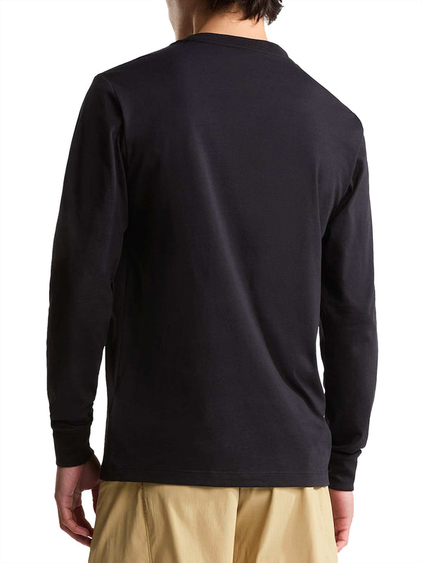 THE NORTH FACE T-shirt a maniche lunghe Evolution Simple Dome Regular Nero