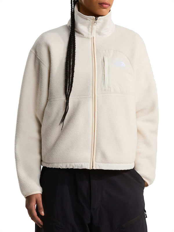 The North Face Felpa Donna in Pile Yumiori Off-Peak - Bianco
