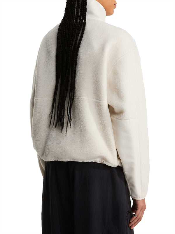The North Face Felpa Donna in Pile Yumiori Off-Peak - Bianco