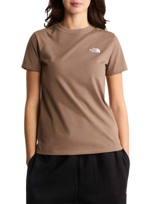 THE NORTH FACE The Noth Face T-shirt Evolution Simple Dome Slim Marrone