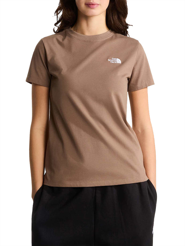THE NORTH FACE The Noth Face T-shirt Evolution Simple Dome Slim Marrone