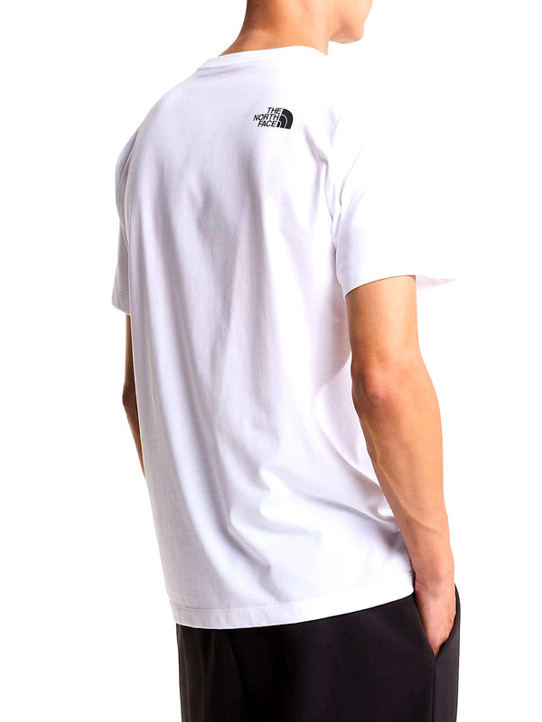 THE NORTH FACE T-shirt Evolution Box Half Dome Regular Bianco