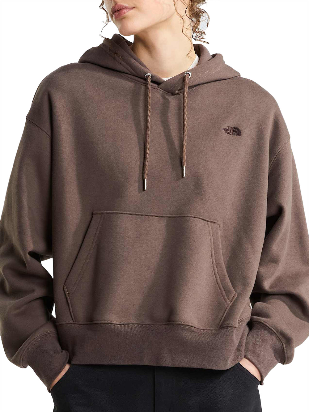 The North Face Felpa con cappuccio oversize TNF Essential Simple Dome Boxy Marrone