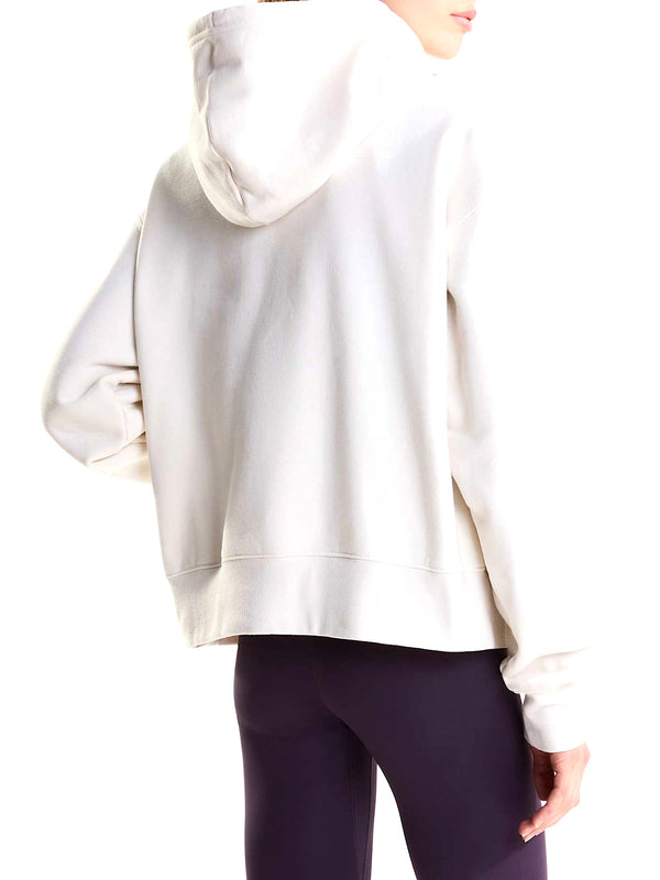 THE NORTH FACE Felpa con cappuccio oversize TNF Essential Simple Dome Boxy Bianco