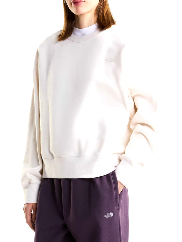 THE NORTH FACE Felpa The North Face oversize TNF Essential Simple Dome Boxy Bianco