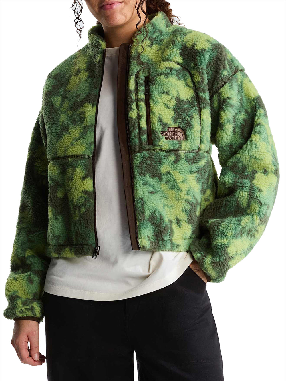 THE NORTH FACE Giacca The North Face Extreme Pile 2 con stampa Verde