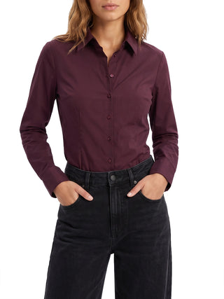 TIFFOSI Camicia Tinta Unita Tiffosi Bordeaux