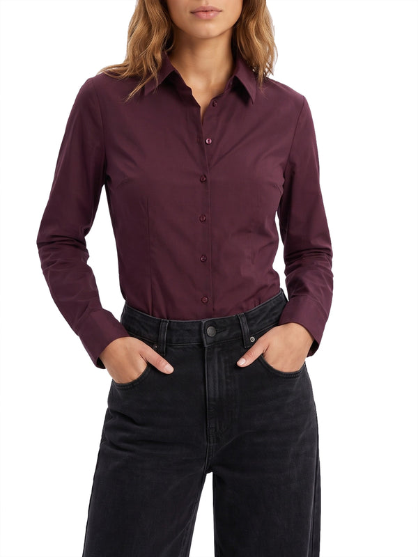 TIFFOSI Camicia Tinta Unita Tiffosi Bordeaux